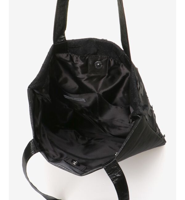 le.coeur blanc「チュールフラワーシンプルトート」|トートバッグ|