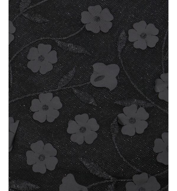 le.coeur blanc「チュールフラワーシンプルトート」|トートバッグ|