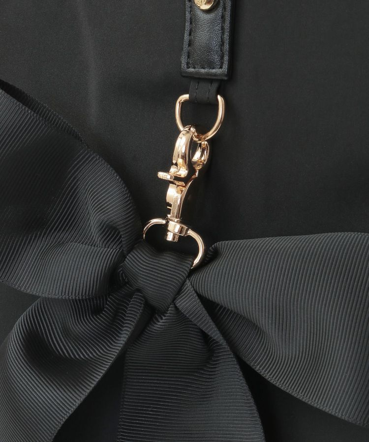 Maison de FLEUR「リボンチャーム付き3ルームトートバッグ」|トートバッグ|