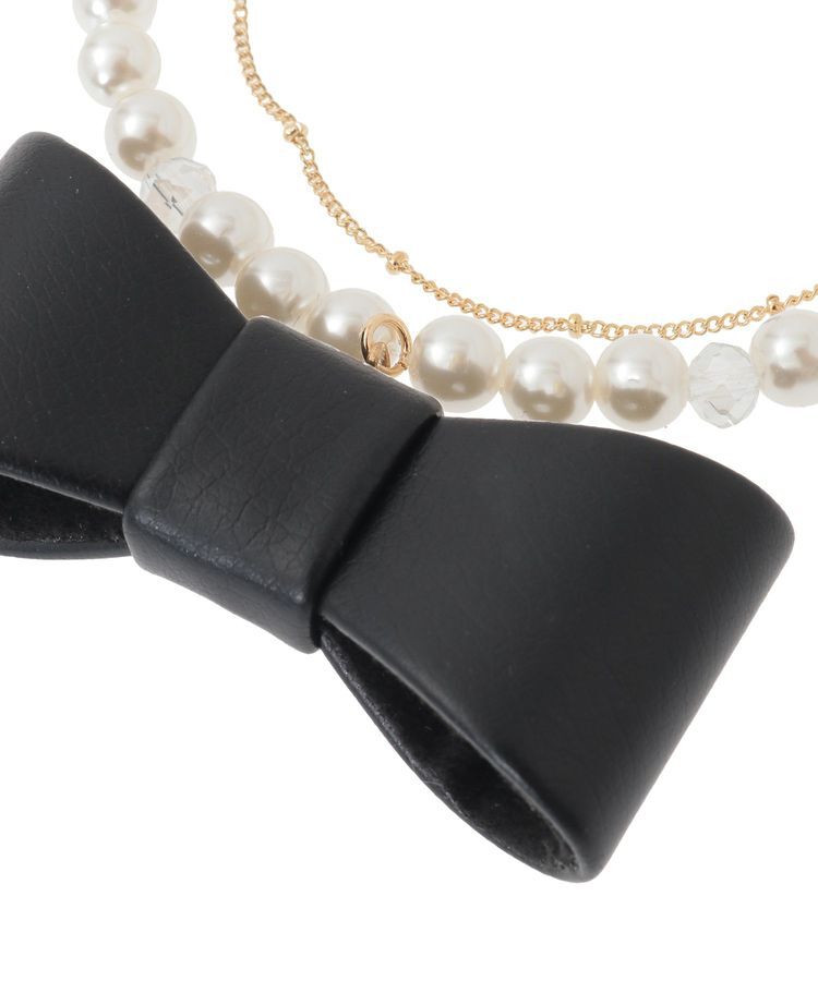 Maison de FLEUR「パール立体リボンチャーム」|その他|