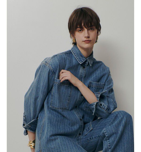 allureville「デニムビッグポケットシャツ」|シャツ・ブラウス|