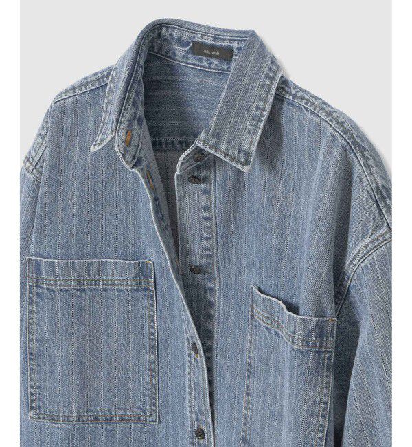 allureville「デニムビッグポケットシャツ」|シャツ・ブラウス|