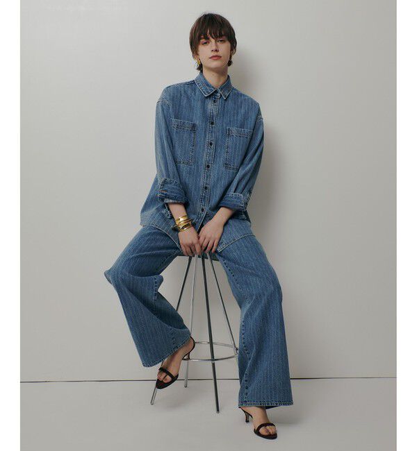 allureville「デニムビッグポケットシャツ」|シャツ・ブラウス|