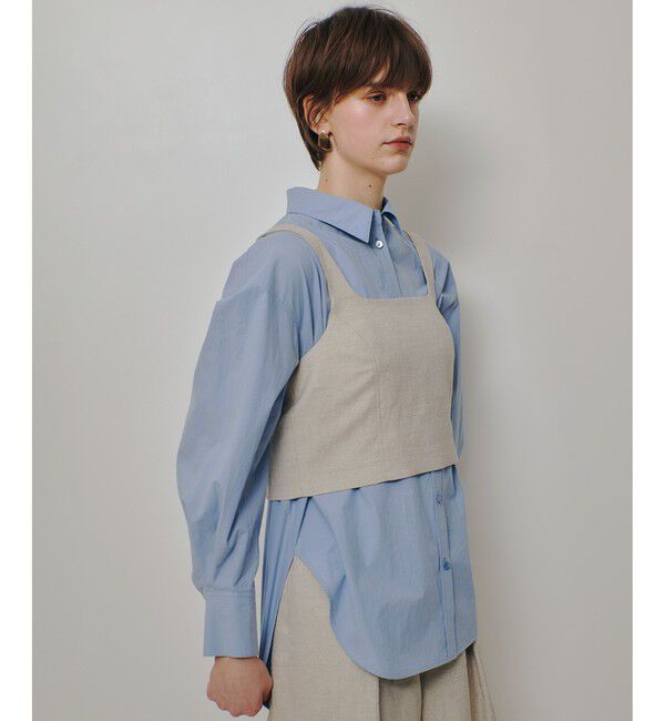 allureville「バレルスリーブシャツ」|シャツ・ブラウス|