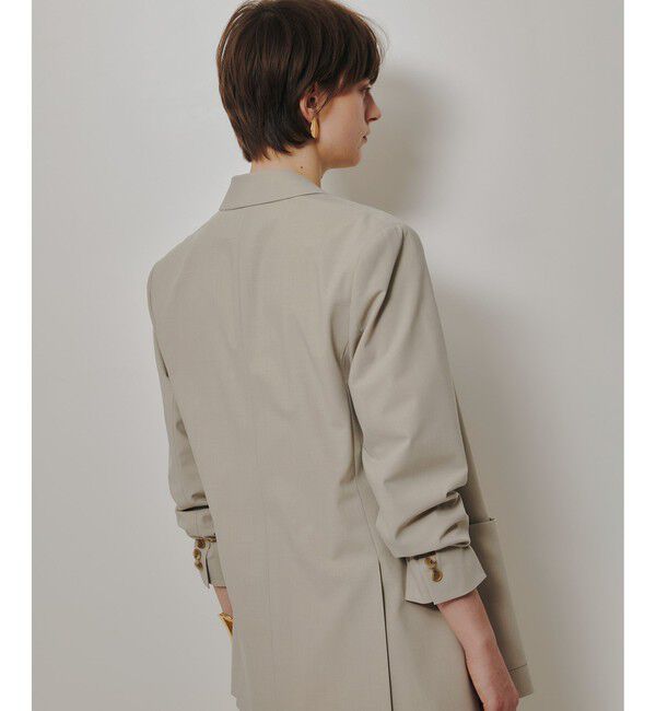 allureville「【WEB・ルミネ別注】ボタンレスジャケット」|テーラードジャケット|