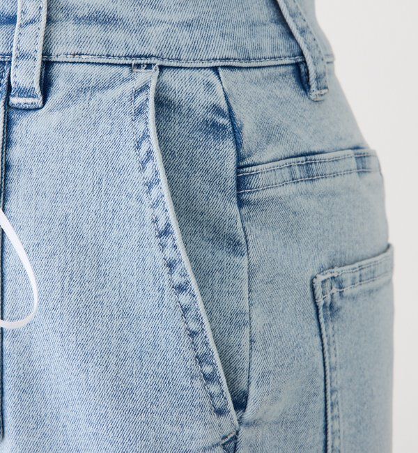  「【Denim Collection】レースアップデニムパンツ」|その他|