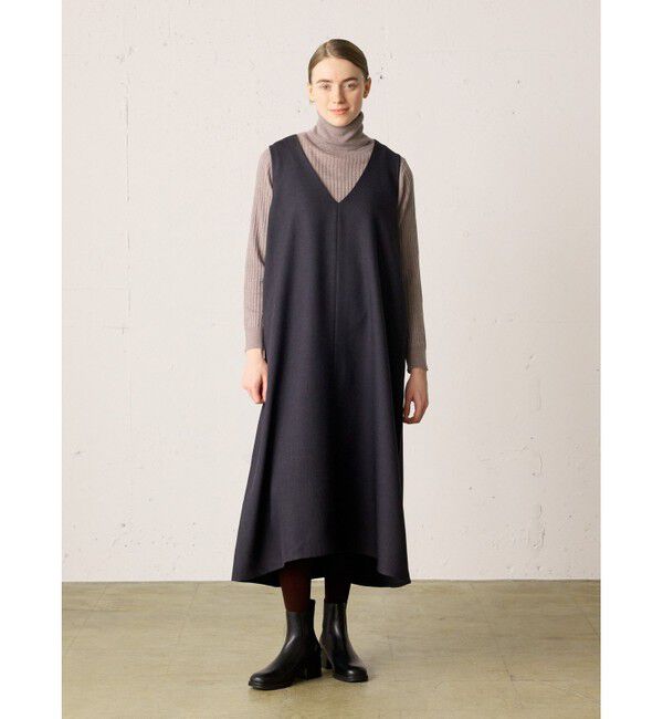 MidiUmi「MidiUmi ハイネックリブプルオーバー」|ニット・セーター|