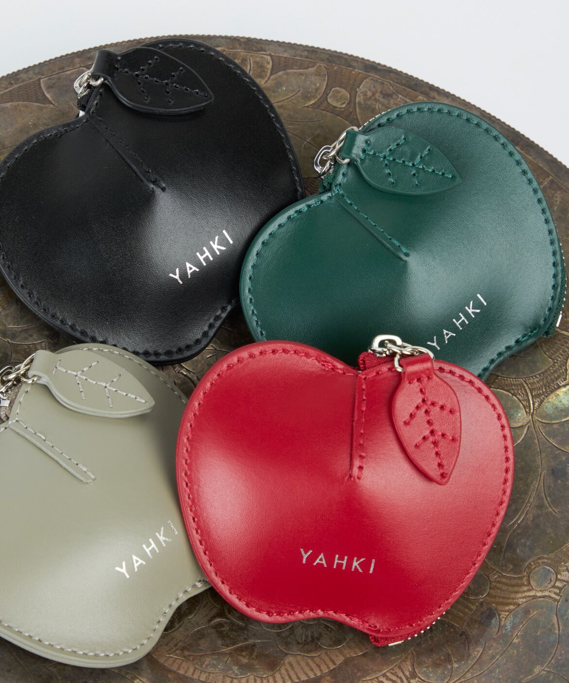 FAVORITE SUKINAMONO「W FACEレザーマルチケース　APPLE《YAHKI》」|コインケース|