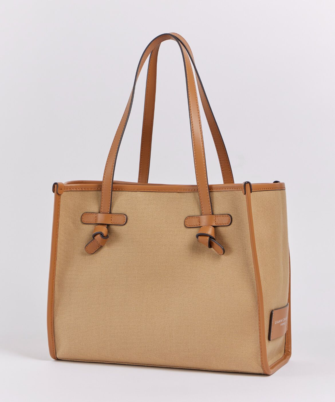 FAVORITE SUKINAMONO「MARCELLA M スクエアトートバッグ《GIANNI CHIARINI》」|トートバッグ|キャメル1