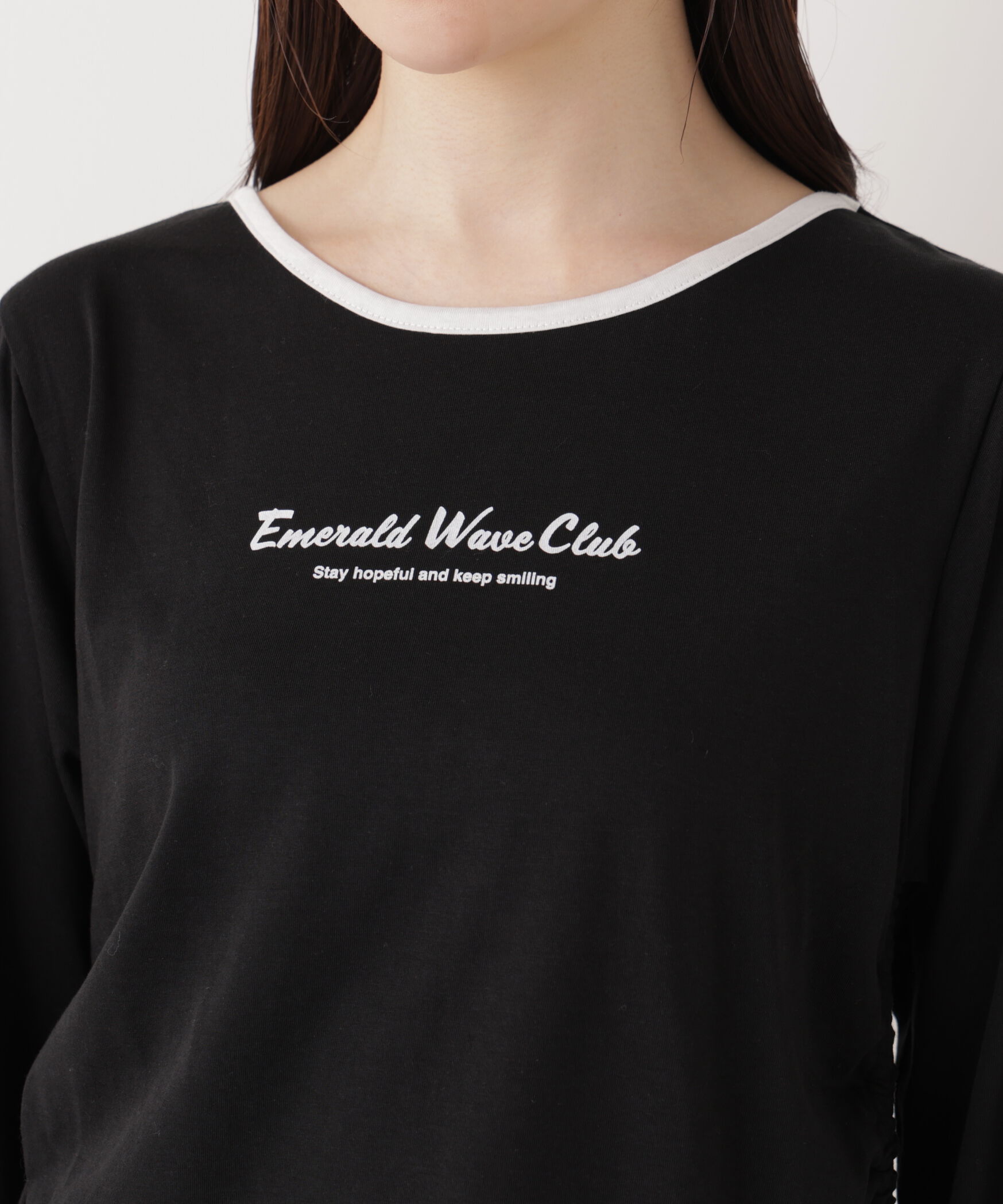 PROPORTION BODY DRESSING「〈a/mie〉ドロストシアートップス　　26SS」|Tシャツ・カットソー|