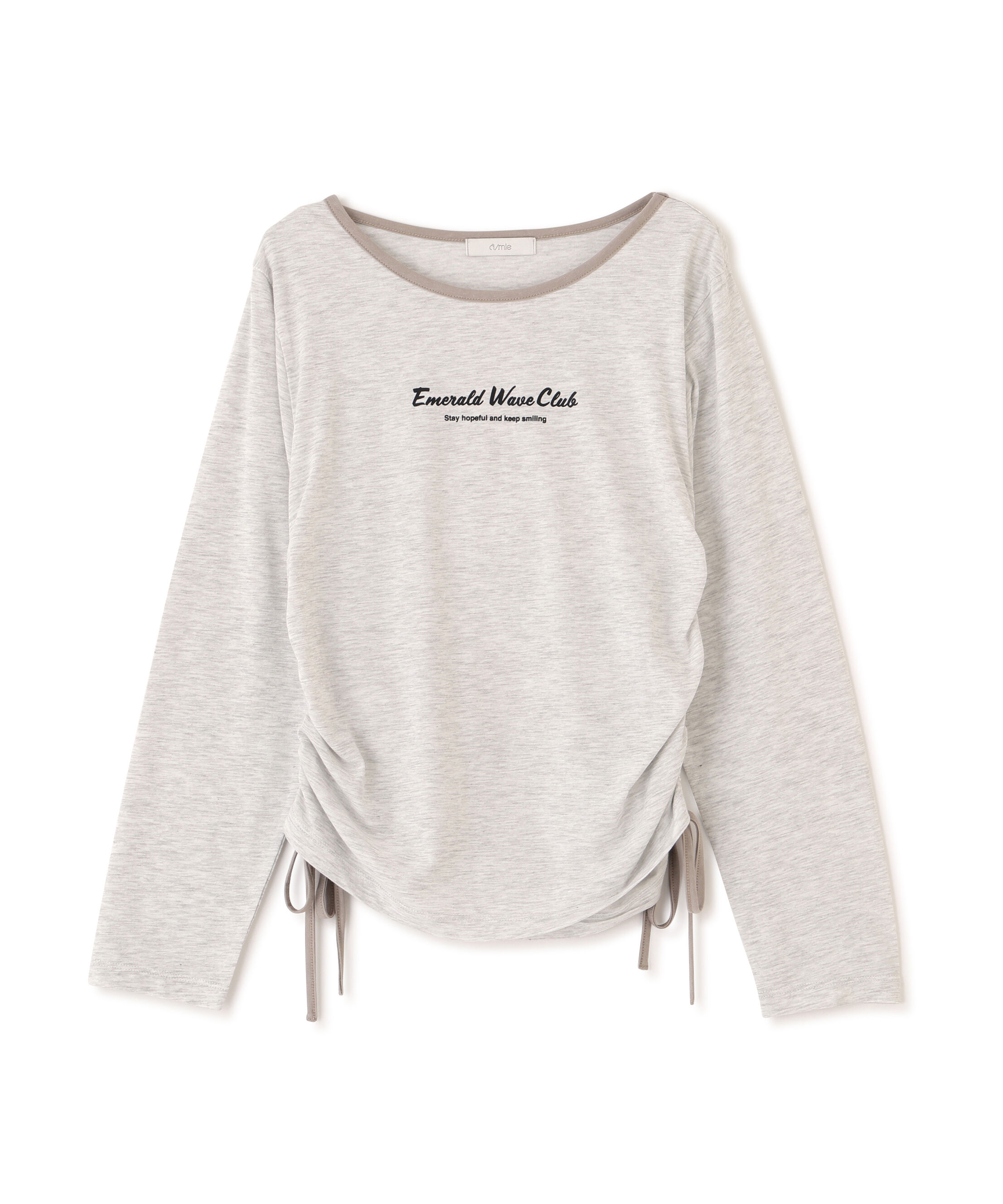 PROPORTION BODY DRESSING「〈a/mie〉ドロストシアートップス　　26SS」|Tシャツ・カットソー|