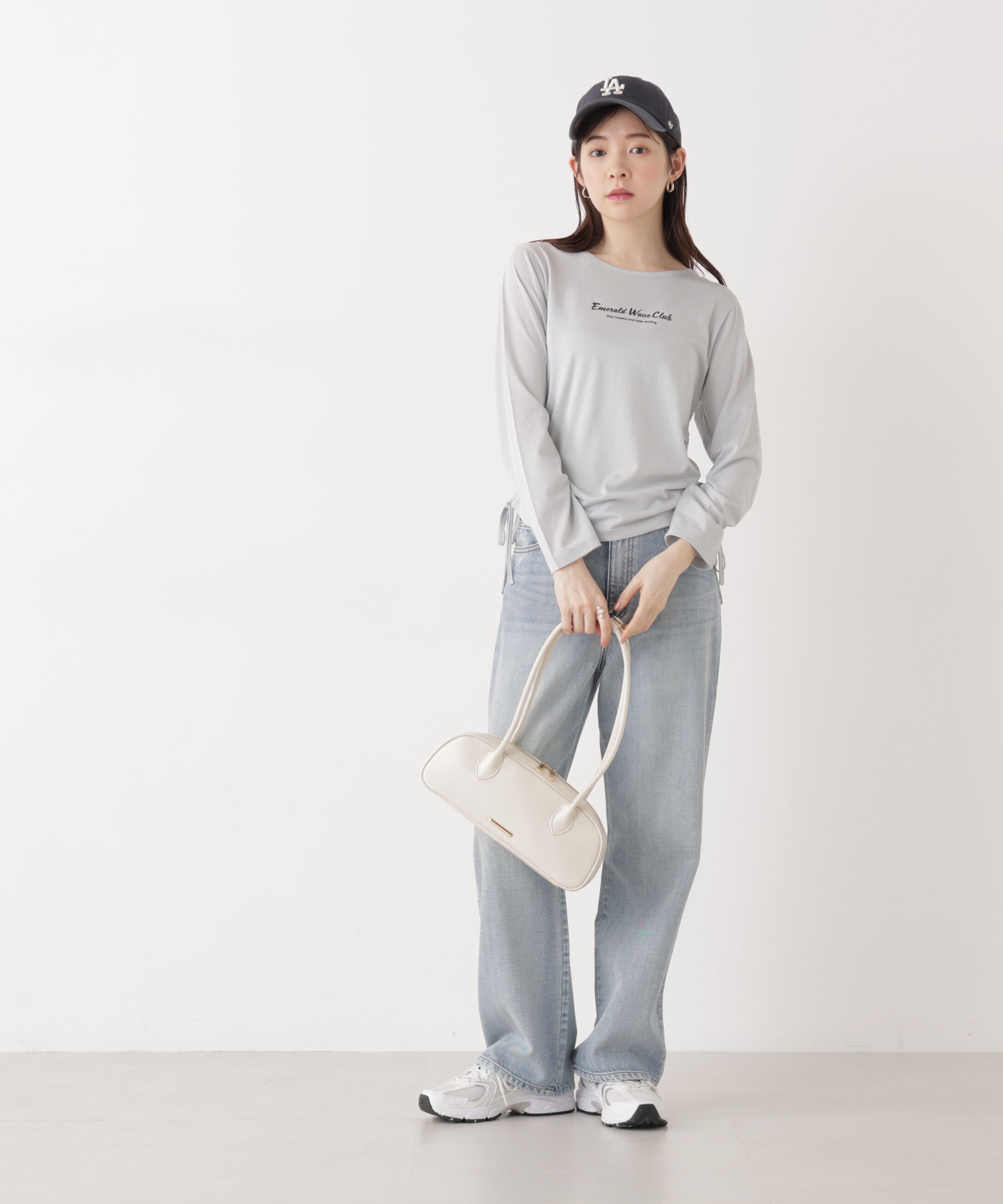 PROPORTION BODY DRESSING「〈a/mie〉ドロストシアートップス　　26SS」|Tシャツ・カットソー|