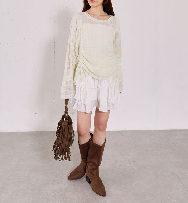 archives「ドロストスラブニットプルオーバー」|ニット・セーター|