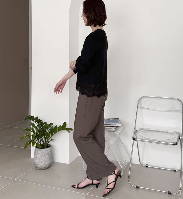 Doux archives「裾レースカーディガン」|カーディガン|