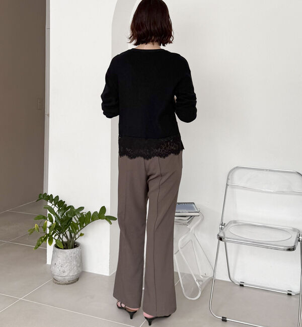 Doux archives「裾レースカーディガン」|カーディガン|