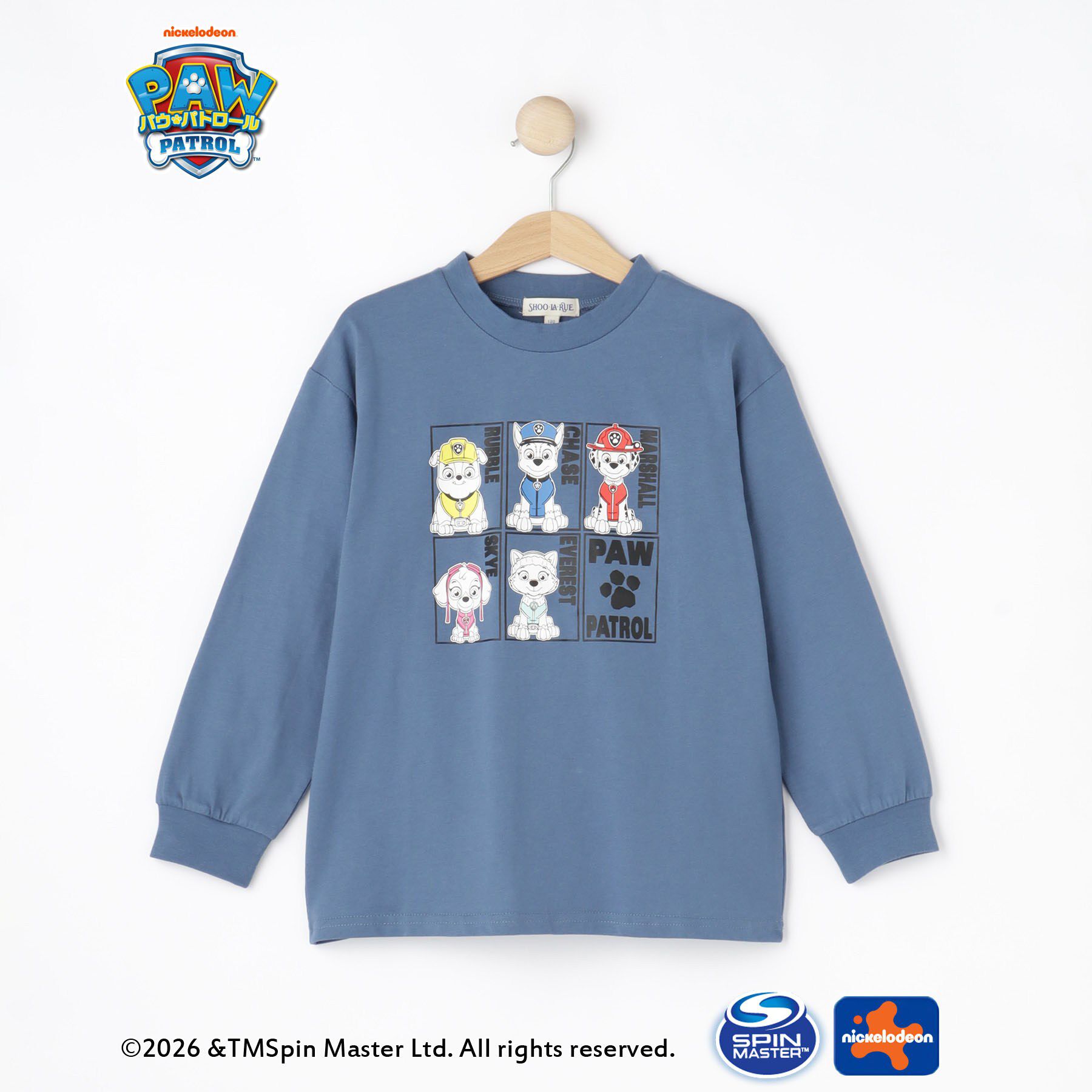 SHOO･LA･RUE「【PAW PATROL】プリントロンT」|Tシャツ・カットソー|ネイビー(094)
