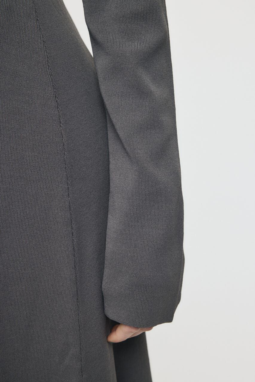 MOUSSY「OPEN NECK KNIT LONG ドレス」|ワンピース|