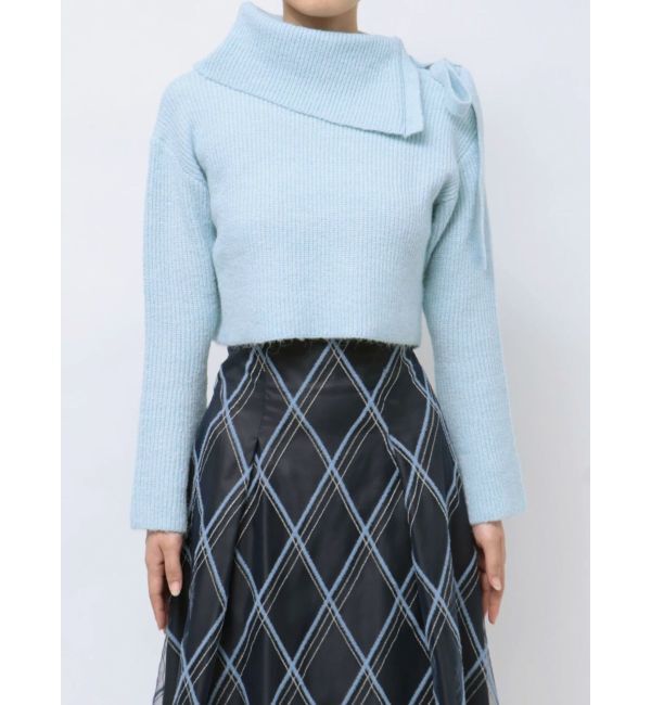 MERCURYDUO「2WAYアシメカラーニット」|ニット・セーター|