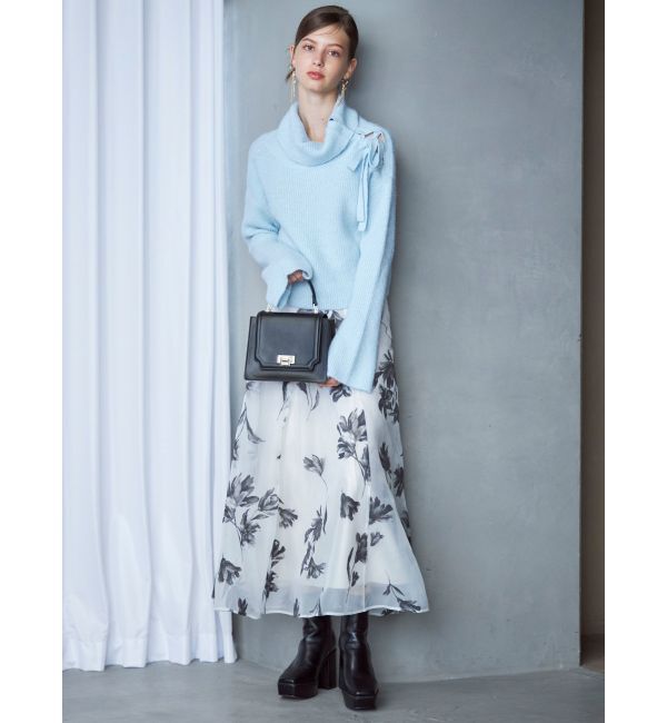 MERCURYDUO「2WAYアシメカラーニット」|ニット・セーター|