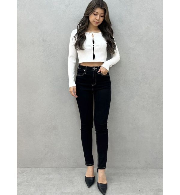 GYDA「2WAYリボンテレコトップス」|Tシャツ・カットソー|