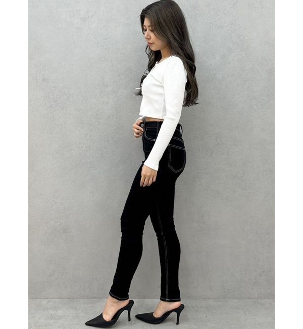 GYDA「2WAYリボンテレコトップス」|Tシャツ・カットソー|