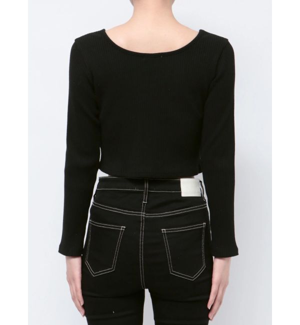 GYDA「2WAYリボンテレコトップス」|Tシャツ・カットソー|