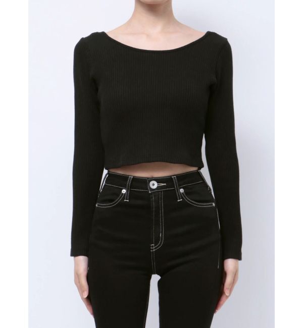 GYDA「2WAYリボンテレコトップス」|Tシャツ・カットソー|