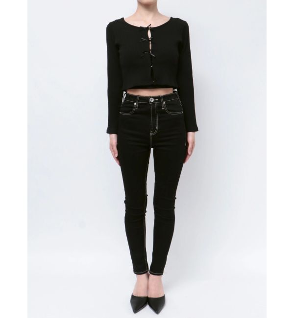 GYDA「2WAYリボンテレコトップス」|Tシャツ・カットソー|