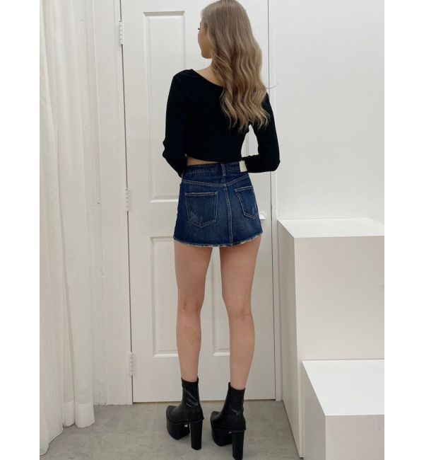 GYDA「2WAYリボンテレコトップス」|Tシャツ・カットソー|