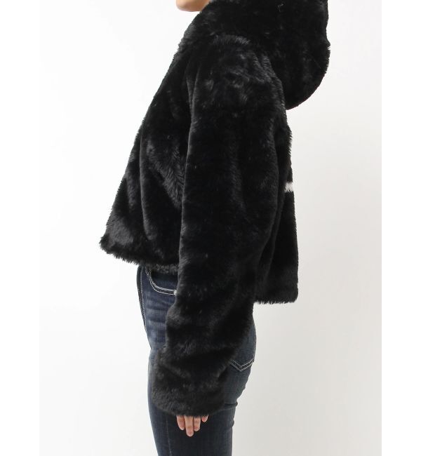 GYDA「GGエコファーショートフードコート」|ダウン|