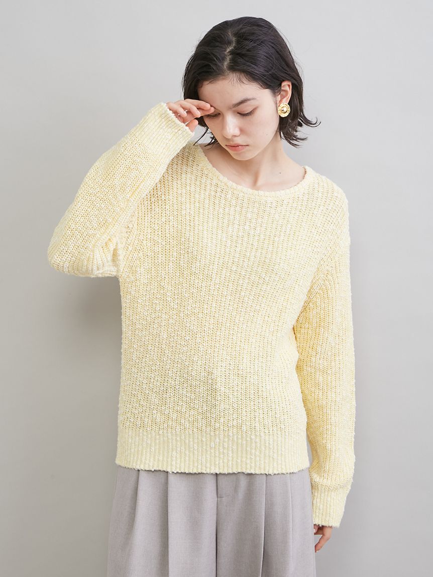 Mila Owen「ボートネック片畔ニット」|ニット・セーター|