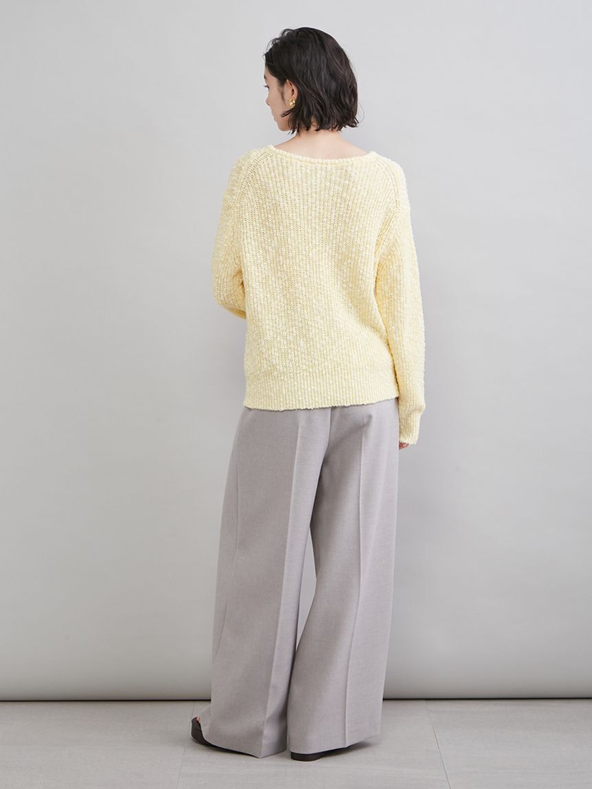 Mila Owen「ボートネック片畔ニット」|ニット・セーター|