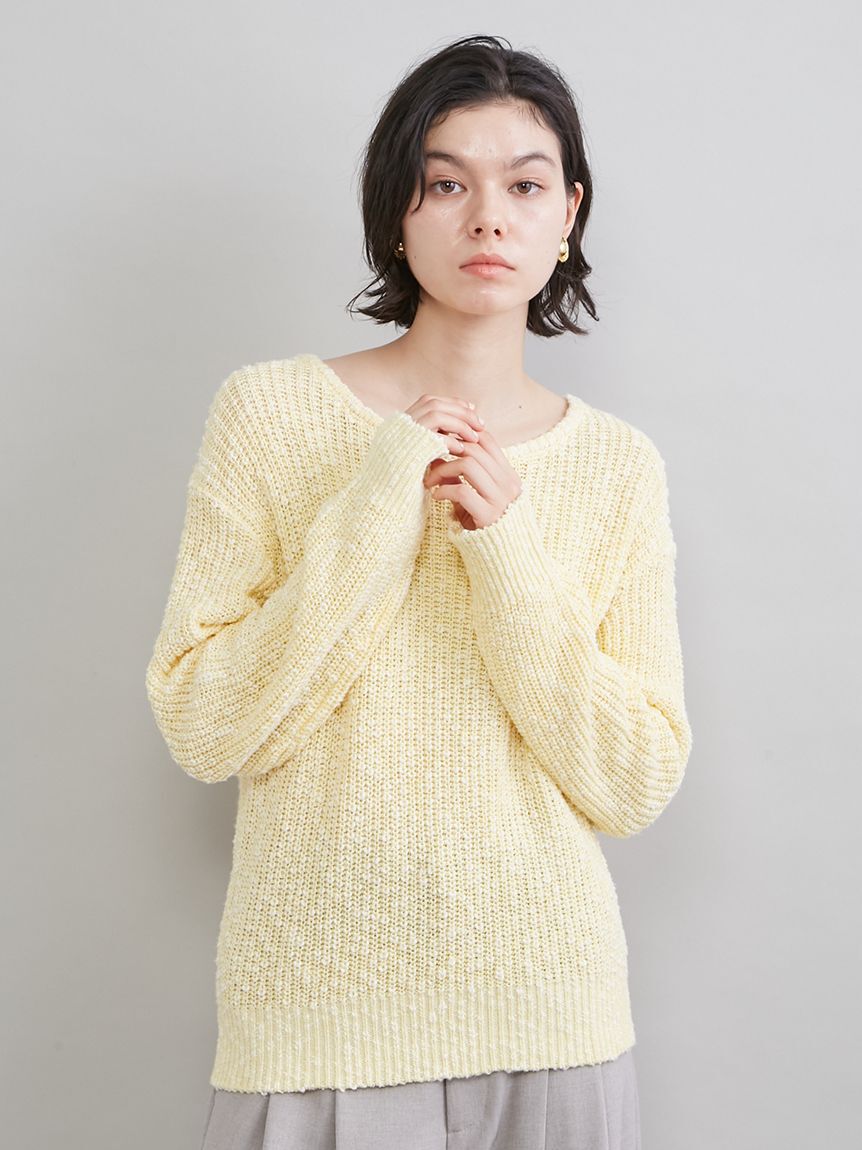 Mila Owen「ボートネック片畔ニット」|ニット・セーター|