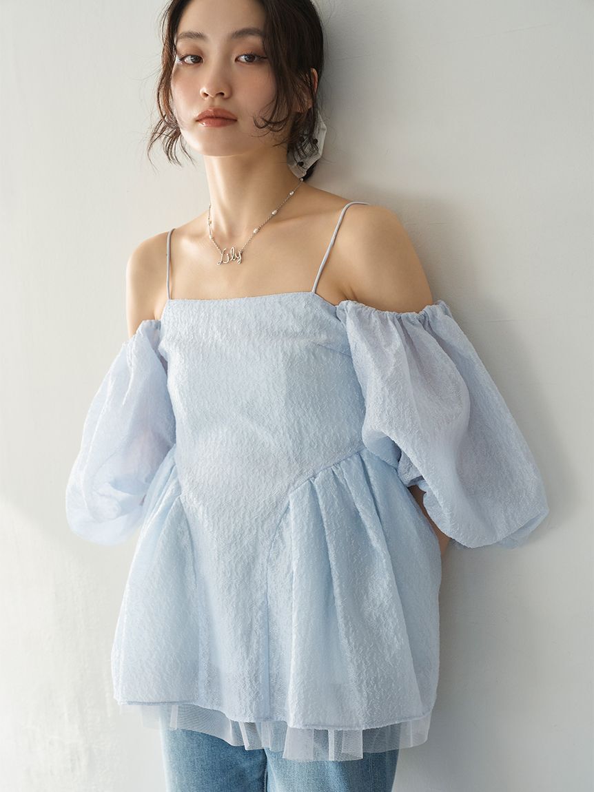 LILY BROWN「3way ペプラムトップス」|シャツ・ブラウス|LBLU