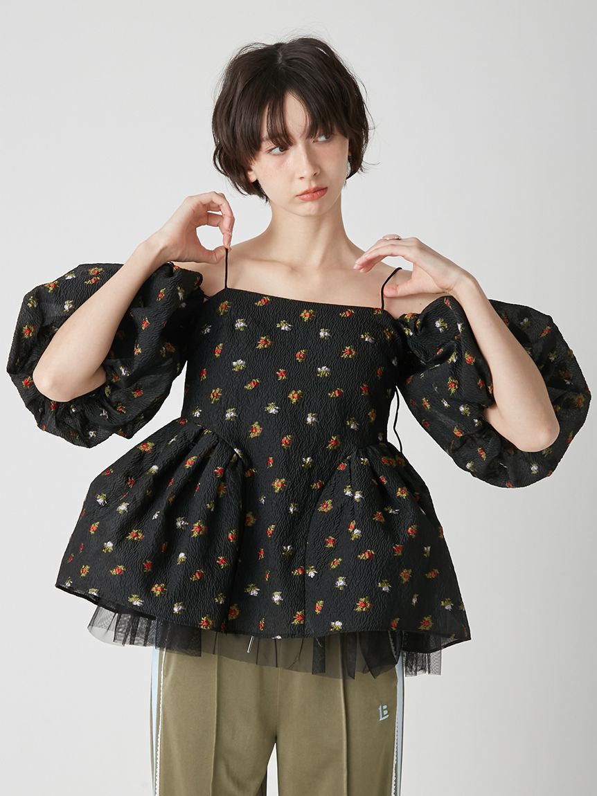 LILY BROWN「3way ペプラムトップス」|シャツ・ブラウス|