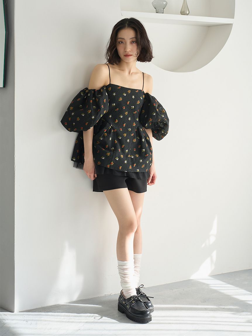 LILY BROWN「3way ペプラムトップス」|シャツ・ブラウス|