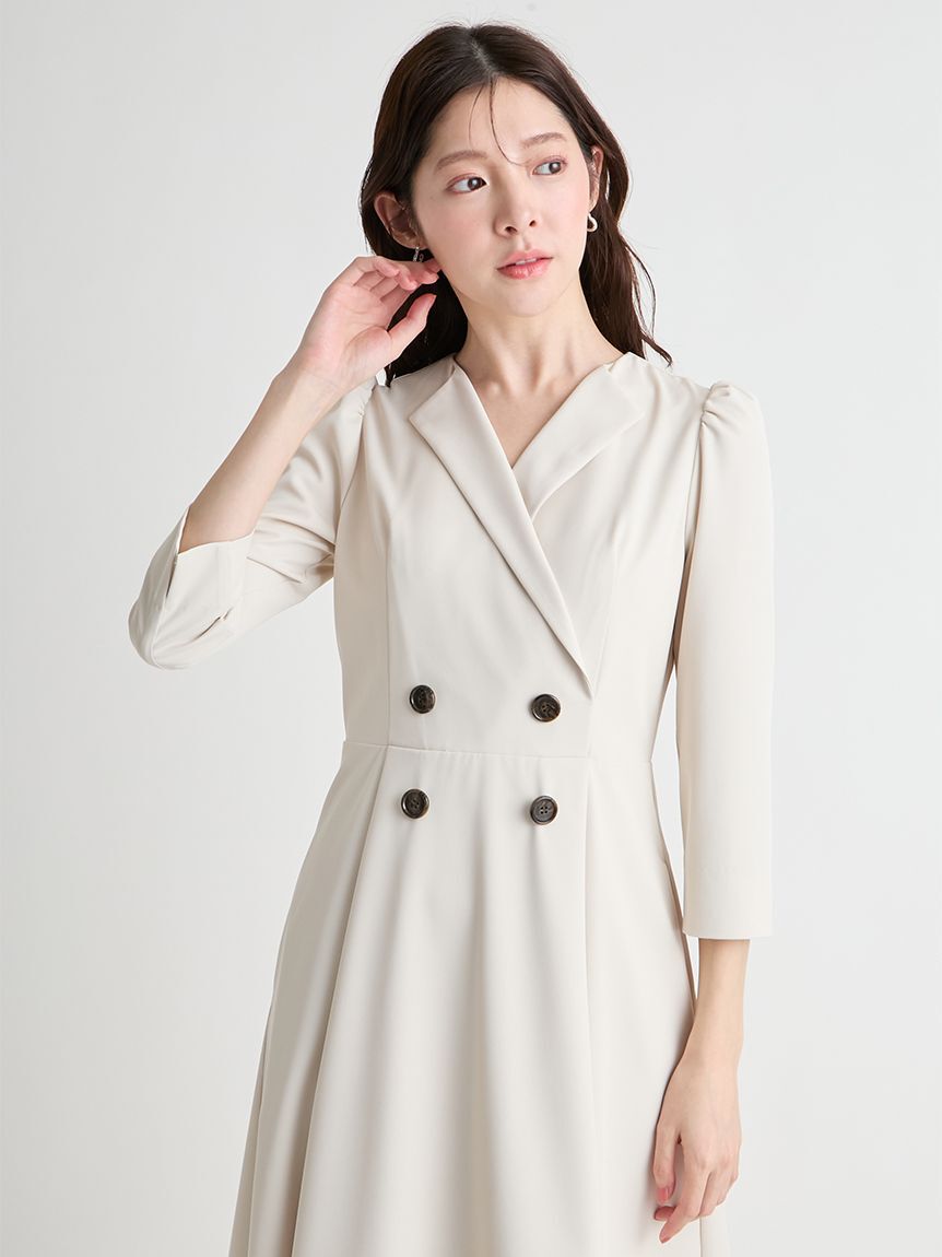 CELFORD「【洗える】トレンチデザインワンピース」|ワンピース|