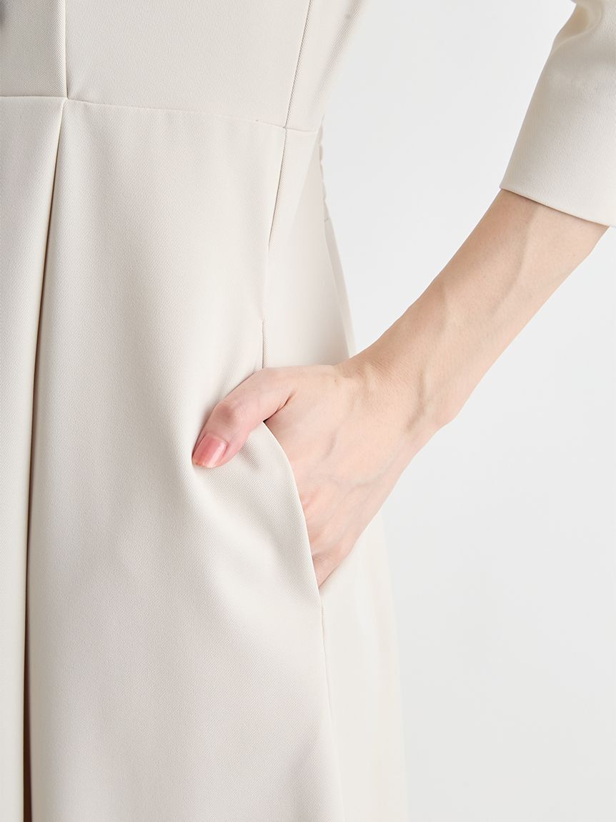 CELFORD「【洗える】トレンチデザインワンピース」|ワンピース|