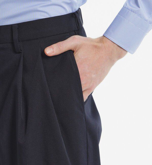 MACKINTOSH PHILOSOPHY「トロッター トラウザーズ #001（ナンバーワン）フラットギャバジン」|スラックス|