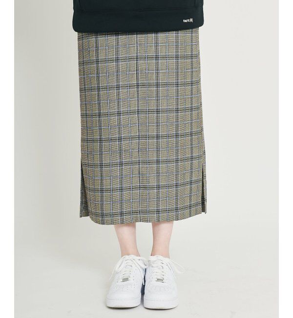 IKKA LOUNGE「&radic;M ルートエム スリットスカート」|スカート|グレイ