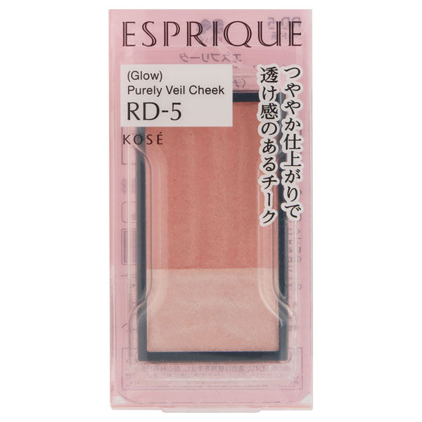 エスプリーク「エスプリーク ピュアリーベール チーク RD-5 レッド系 レフィル/無香料 (3.3g)」|チーク|