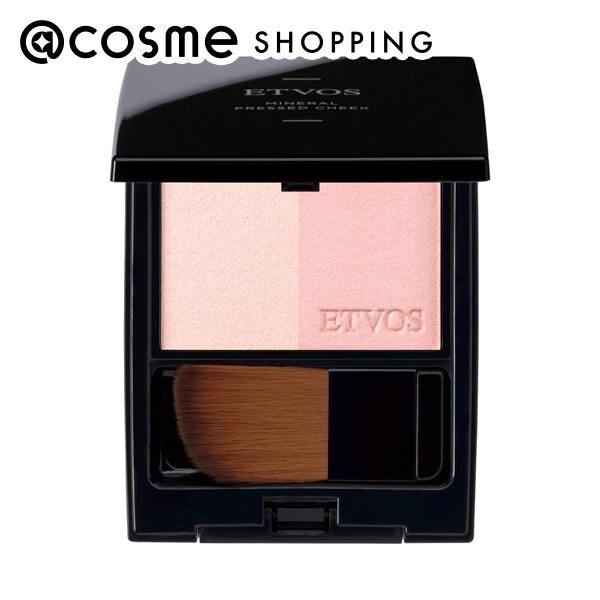 エトヴォス「エトヴォス ミネラルプレストチーク ミュートペール 本体 (4.5g)」|チーク|その他