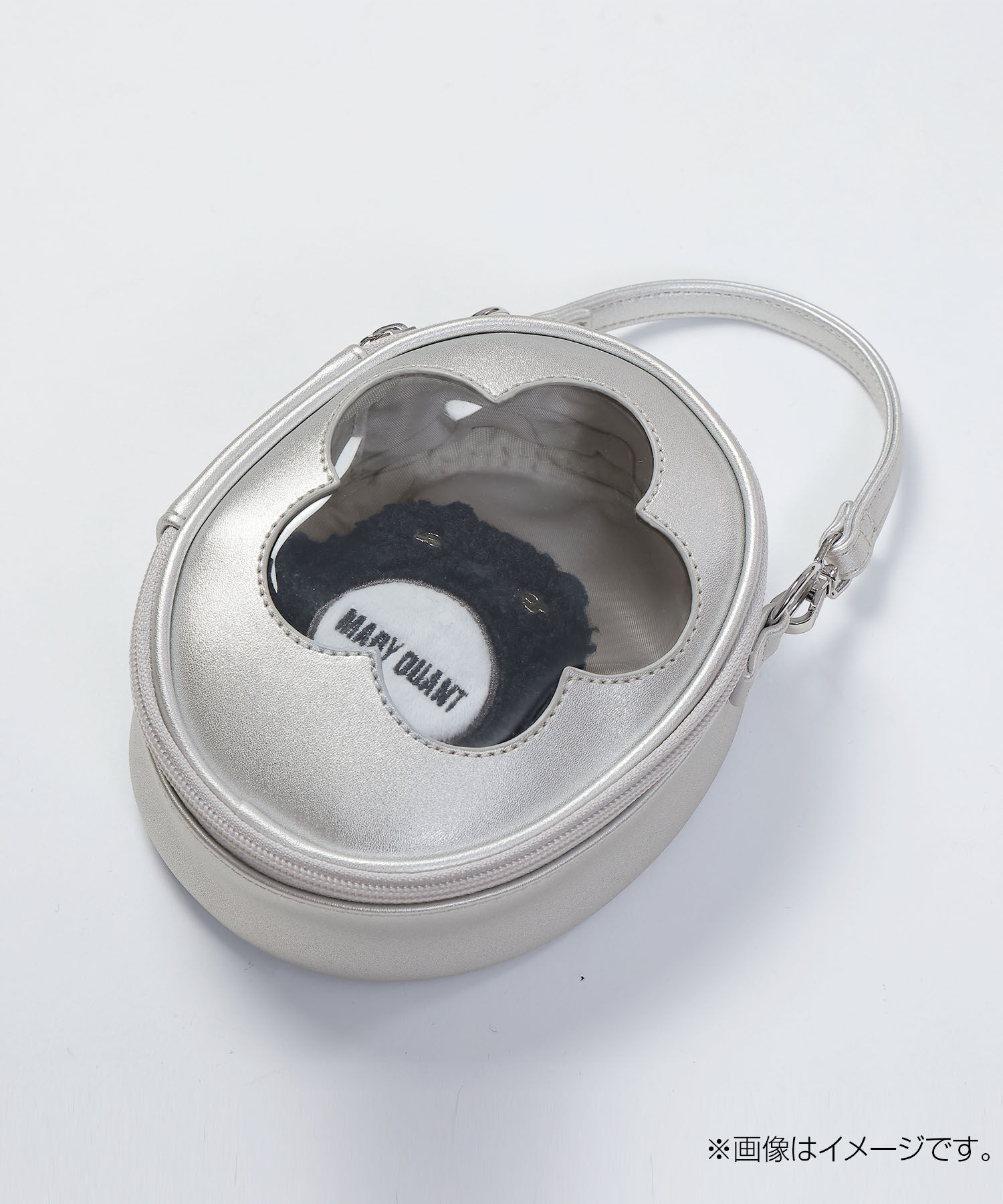 MARY QUANT「デイジークリアフレーム フェイバリットポーチ」|ポーチ|