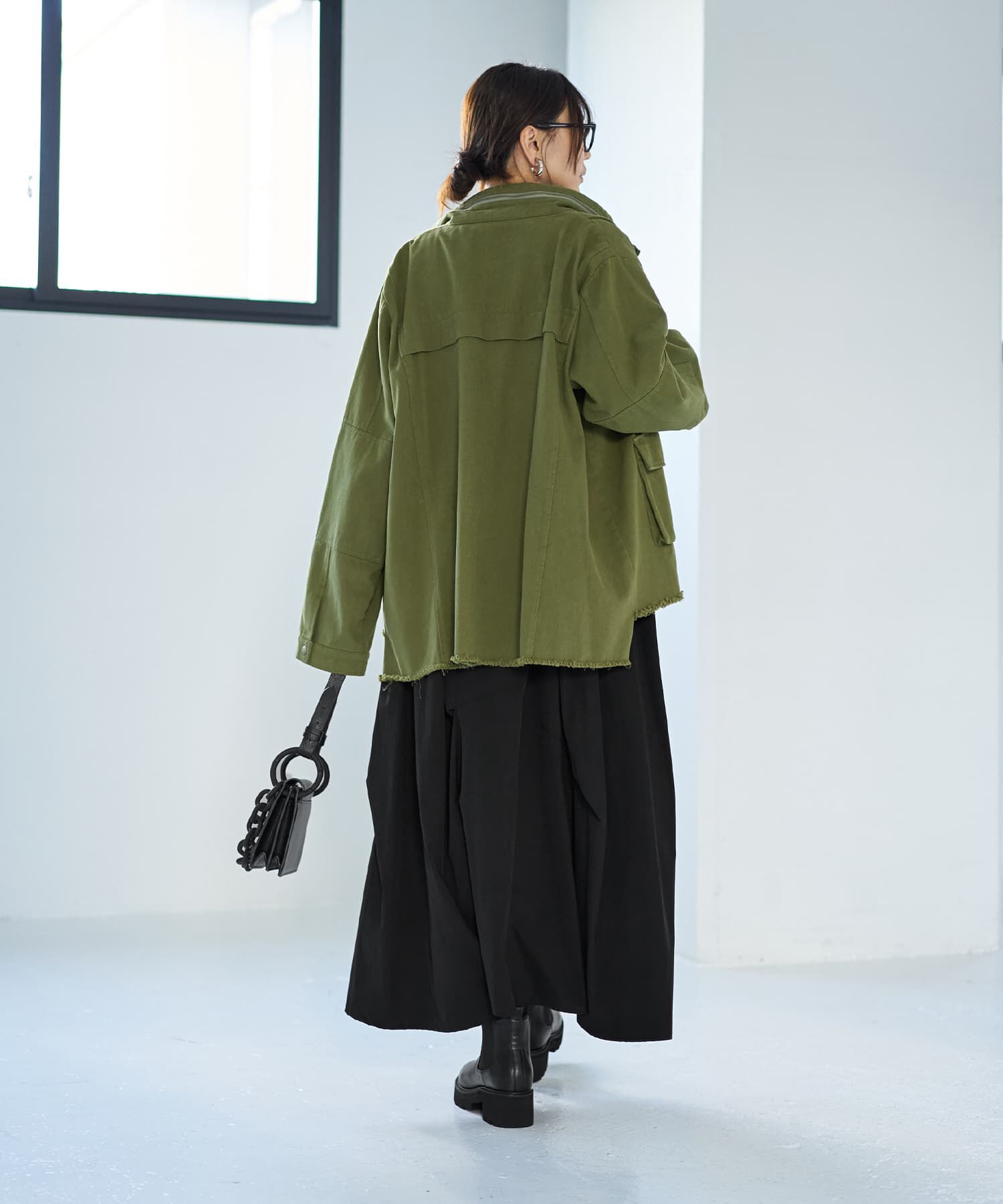 STYLE DELI「洗い加工ミリタリージャケット」|ミリタリージャケット|