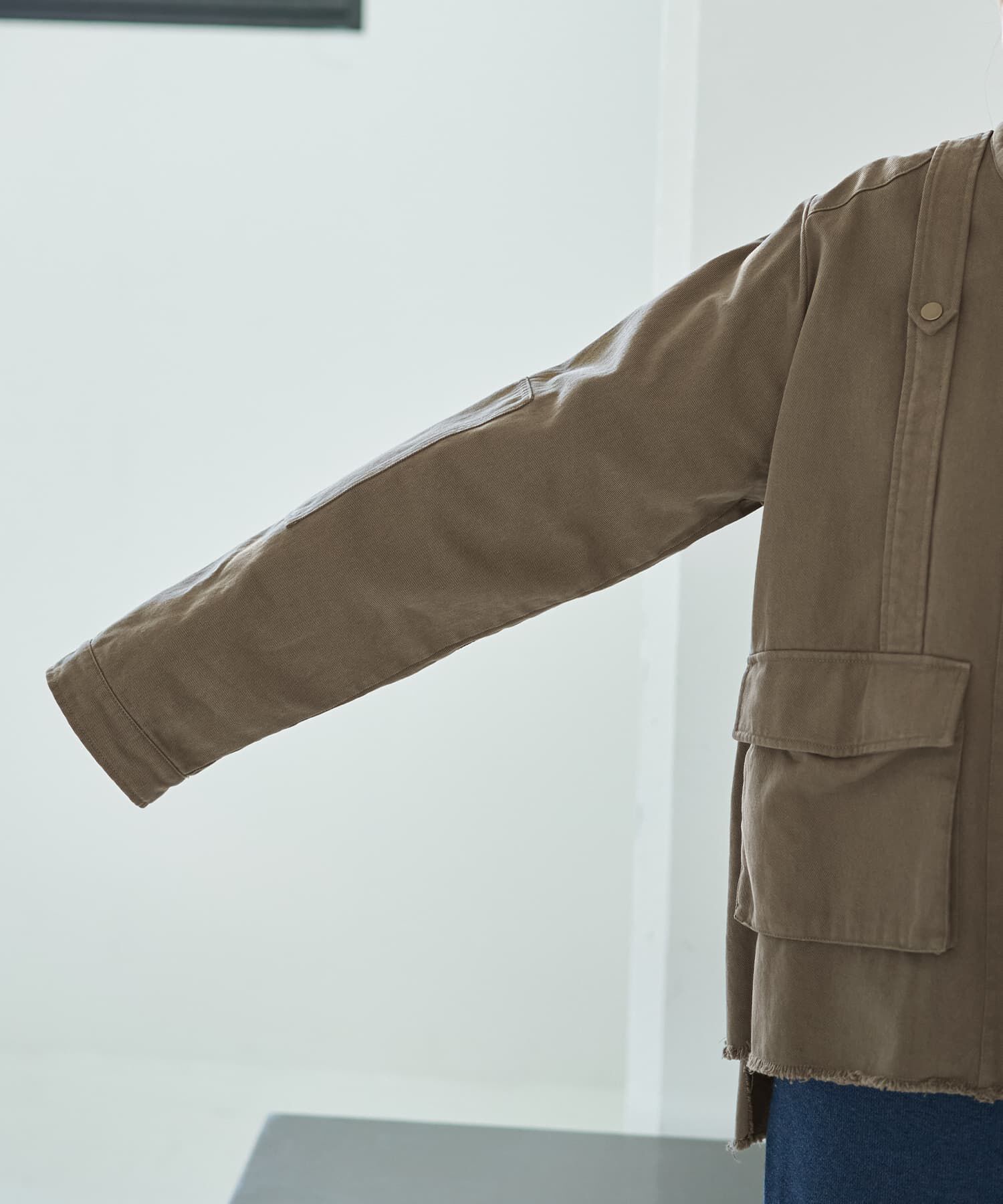 STYLE DELI「洗い加工ミリタリージャケット」|ミリタリージャケット|