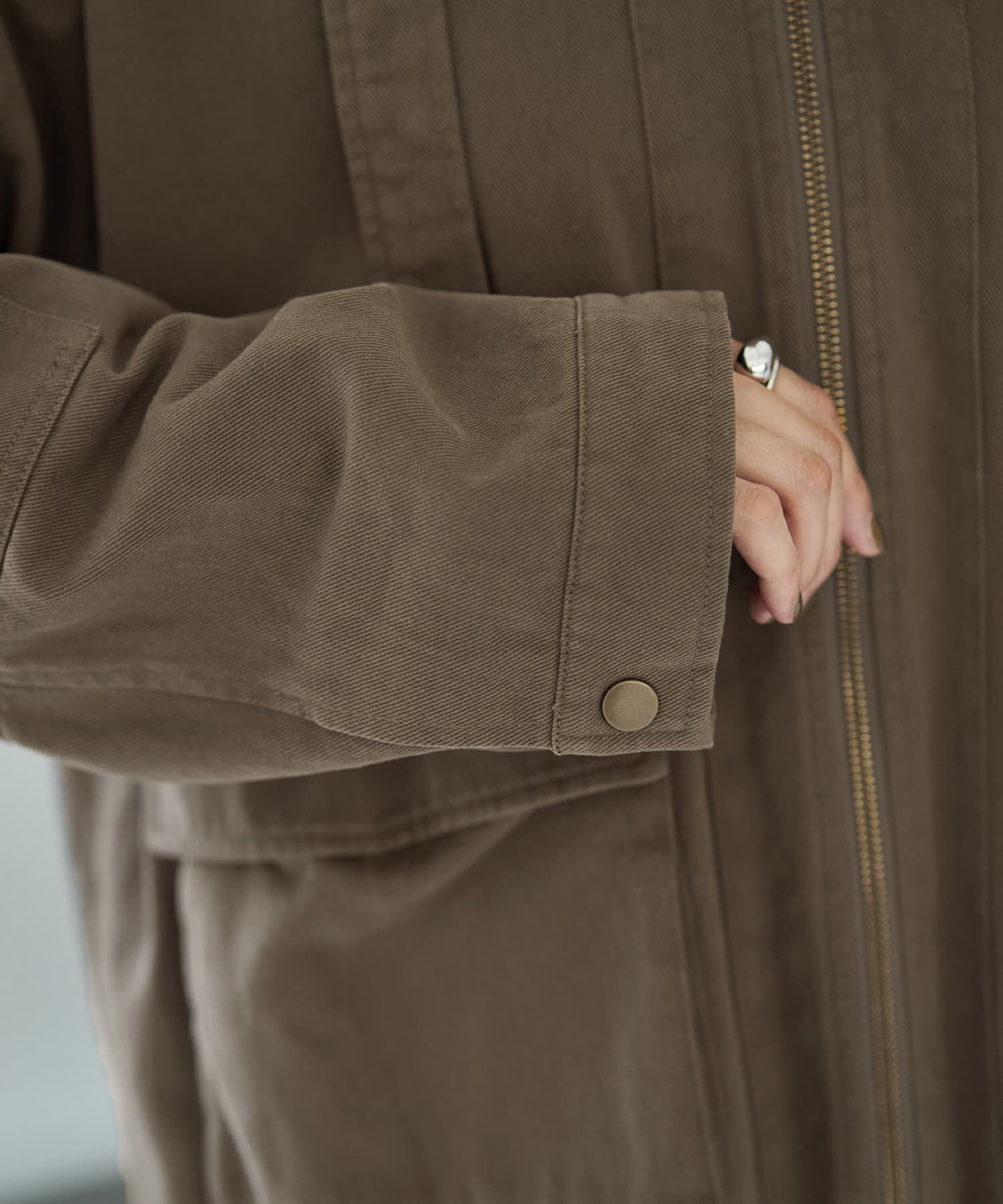 STYLE DELI「洗い加工ミリタリージャケット」|ミリタリージャケット|