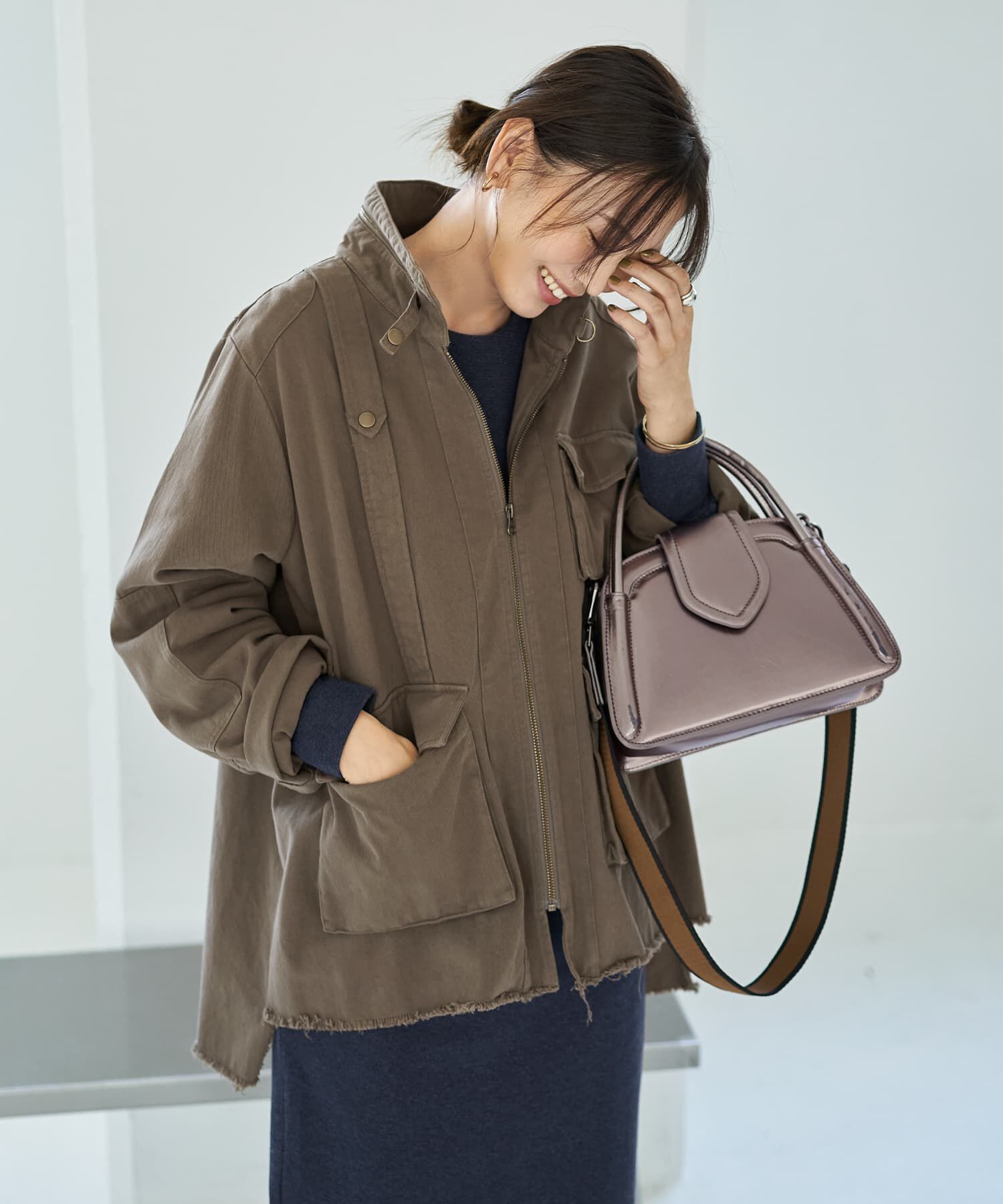 STYLE DELI「洗い加工ミリタリージャケット」|ミリタリージャケット|