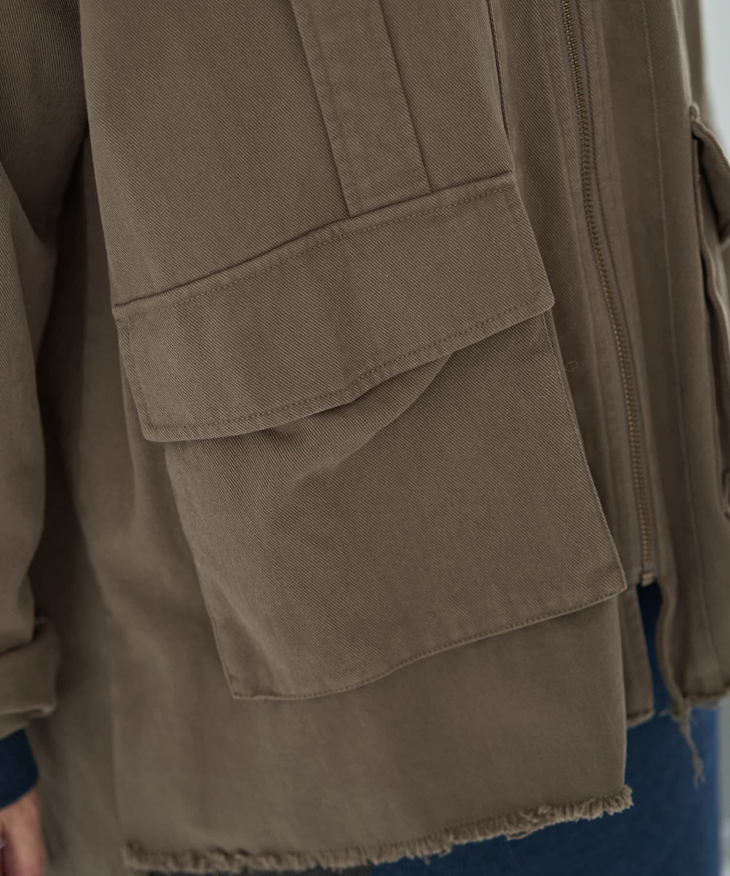 STYLE DELI「洗い加工ミリタリージャケット」|ミリタリージャケット|