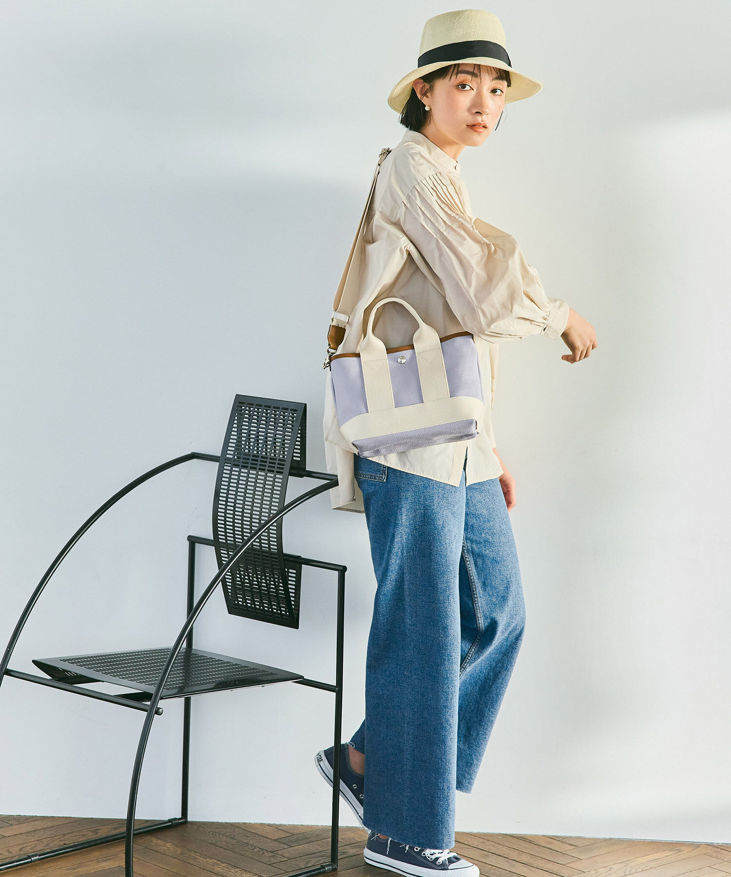 TOPKAPI BREATH「【Breath TOPKAPI】SCOTCH GRAIN スコッチグレイン ショルダー付き ミニ トートバッグ SS」|ショルダー・メッセンジャー|