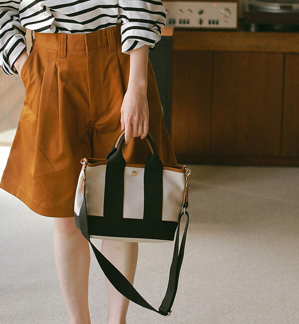 TOPKAPI BREATH「【Breath TOPKAPI】SCOTCH GRAIN スコッチグレイン ショルダー付き ミニ トートバッグ SS」|ショルダー・メッセンジャー|